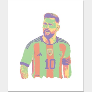 Messi Tribute - Lionel Soccer Player Goat Messi - Ronaldo Soccer Mbappe Messi Argentina Maradona Michael Jordan Inter Miami Ronaldinho Argentina Cristiano Ronaldo - 10 - Barcelona vs real Madrid - World Cup - Mundial de Futbol Posters and Art